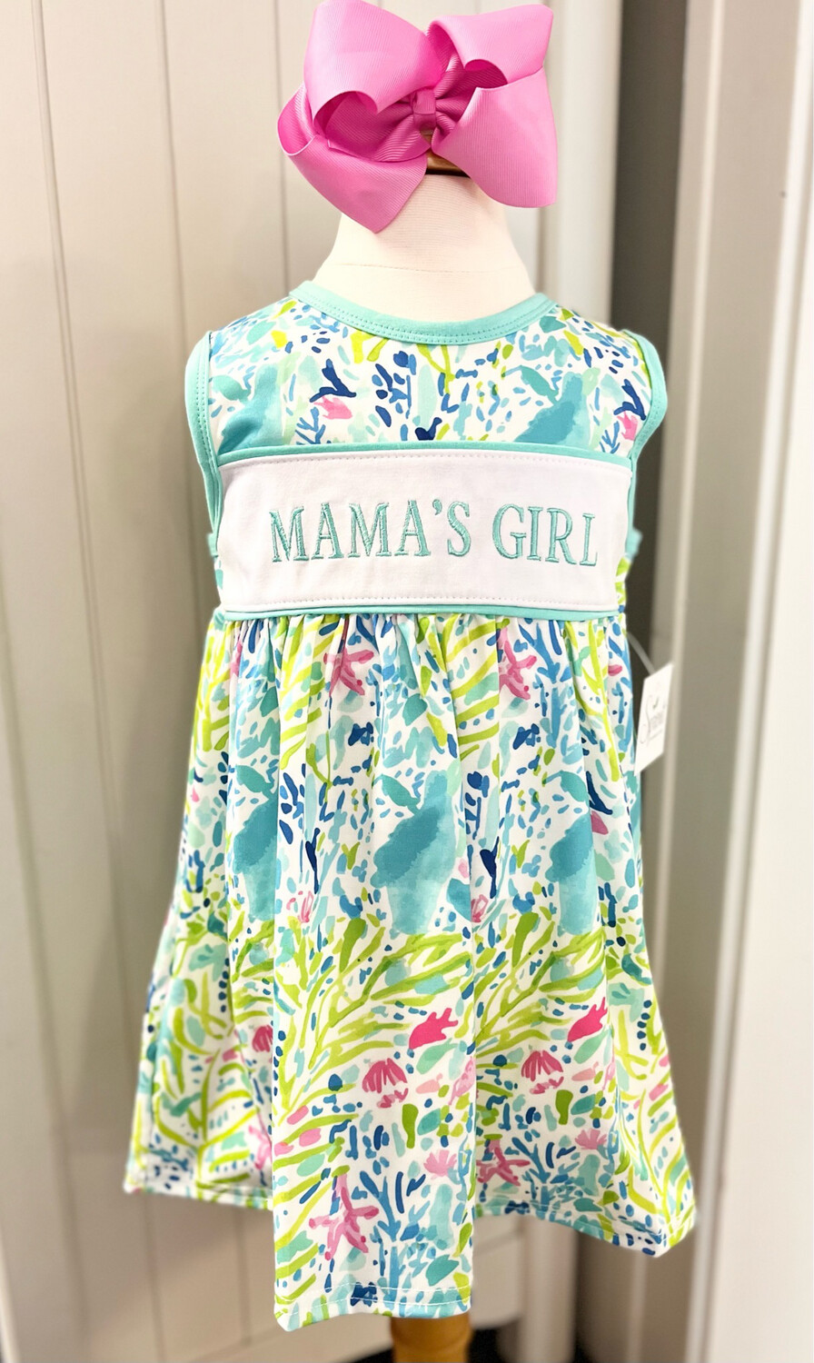 Mamas Girl Bow Back Dress