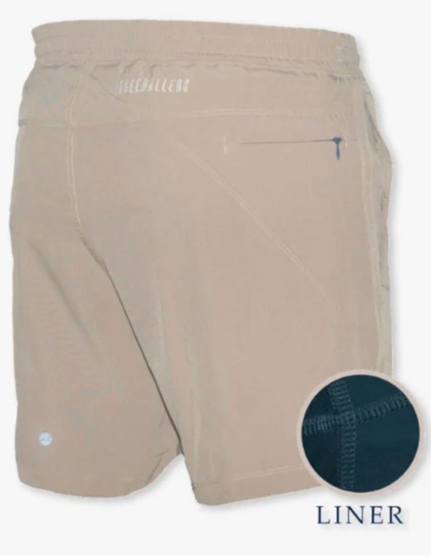 354 Freeballers Sport Shorts In Khaki