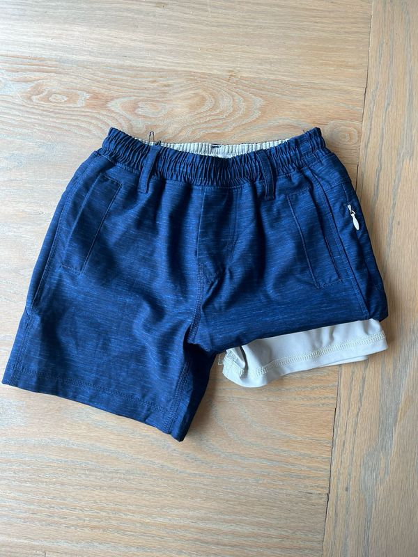 Freeballers Sport Shorts In Heather Navy