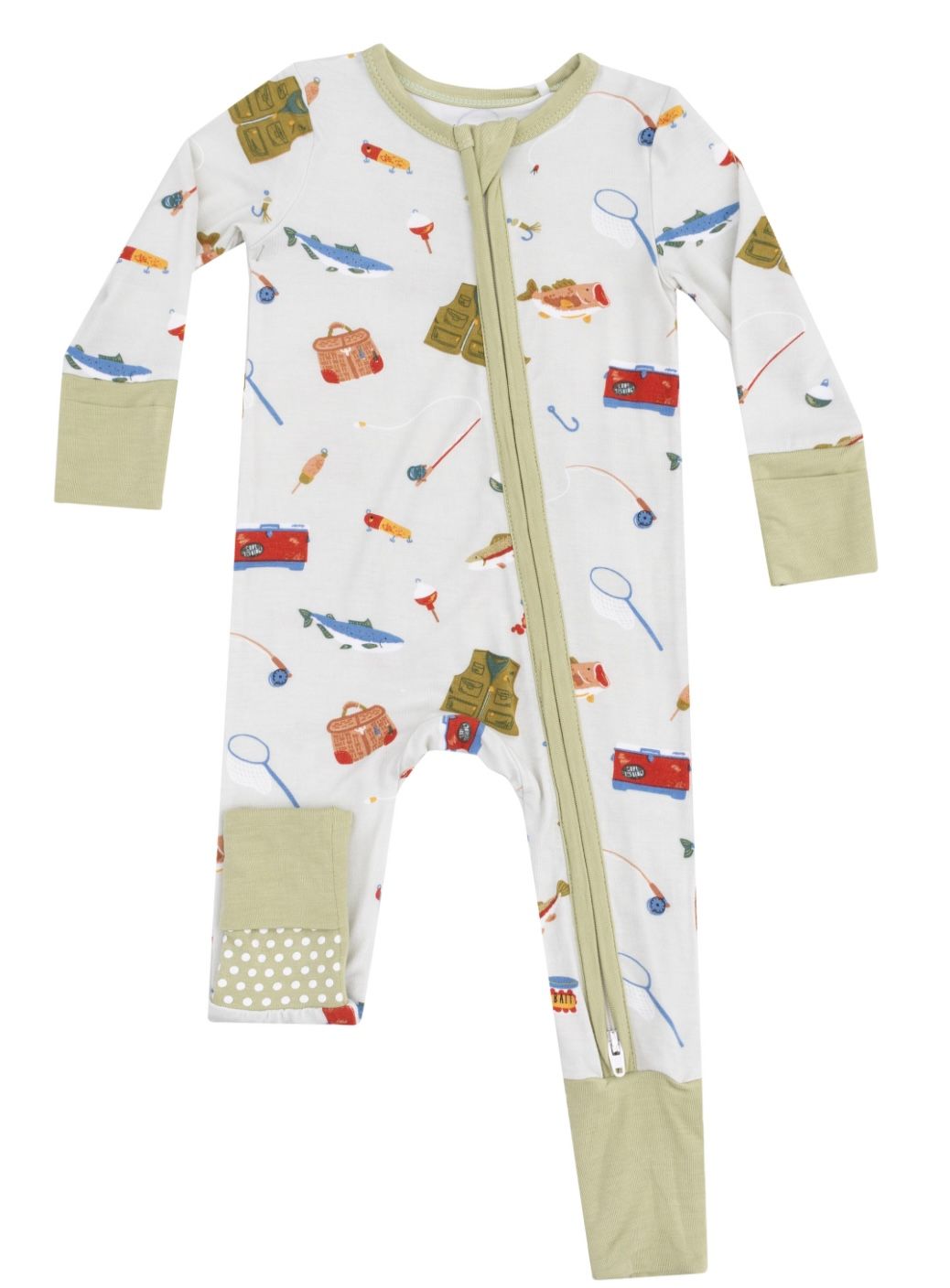 Fishing Things Zip Romper