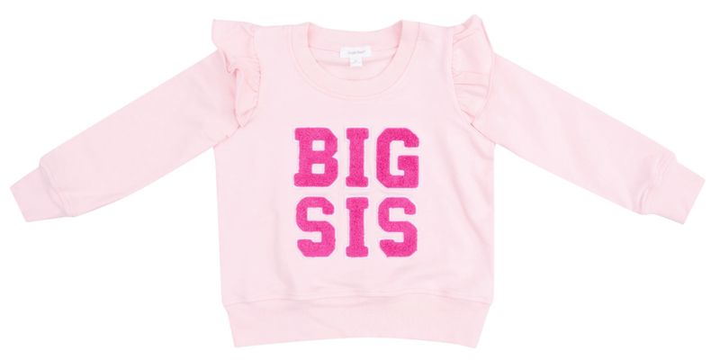 201 Big Sis Ruffle Sweatshirt 201 Big Sis Ruffle Sweatshirt
