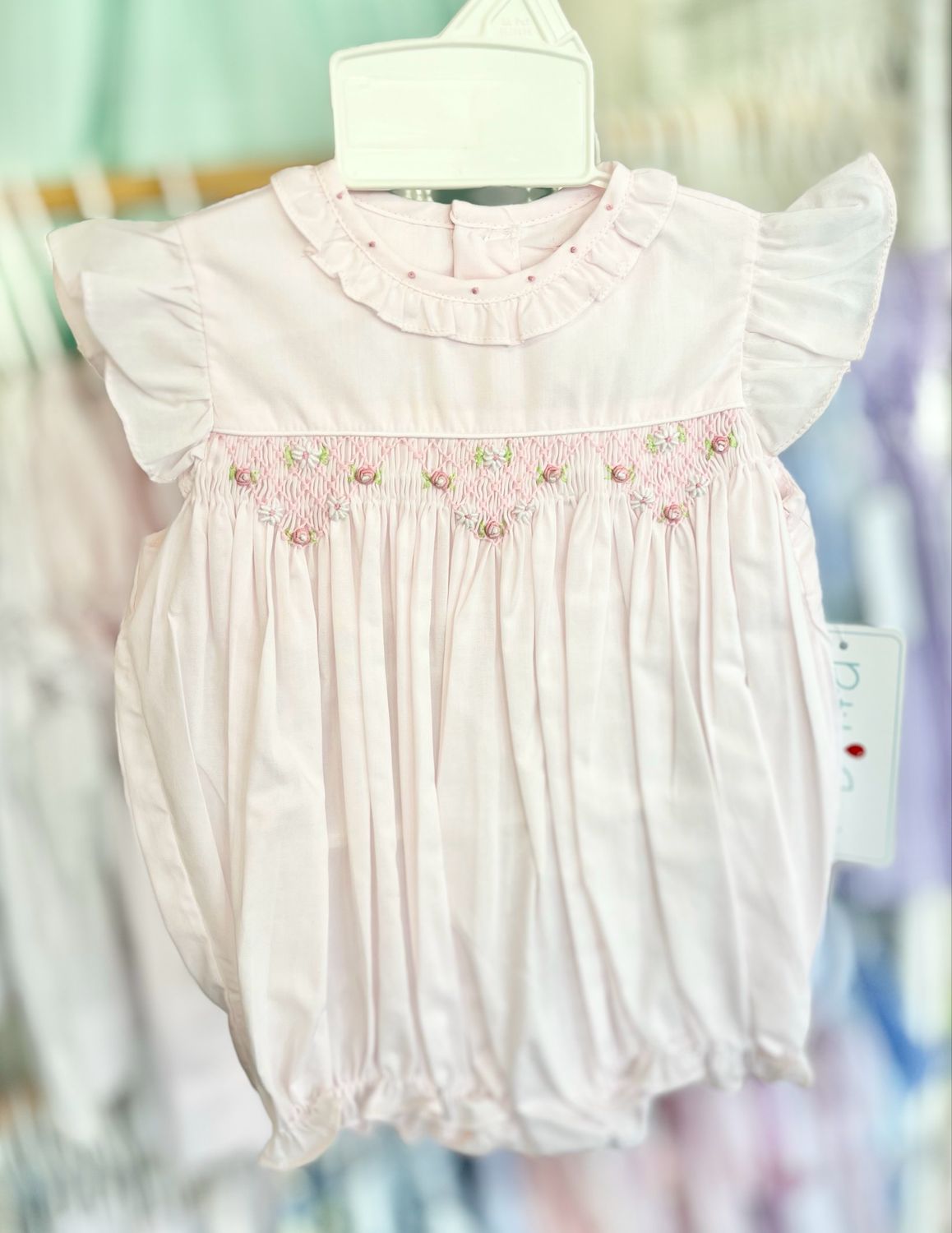 Hallie Smocked Bubble
