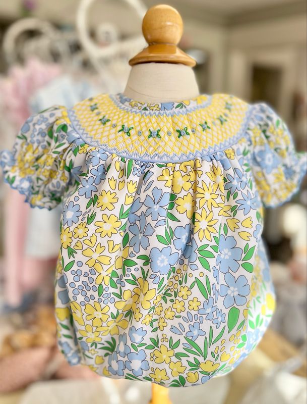 Georgiana Smocked Bubble