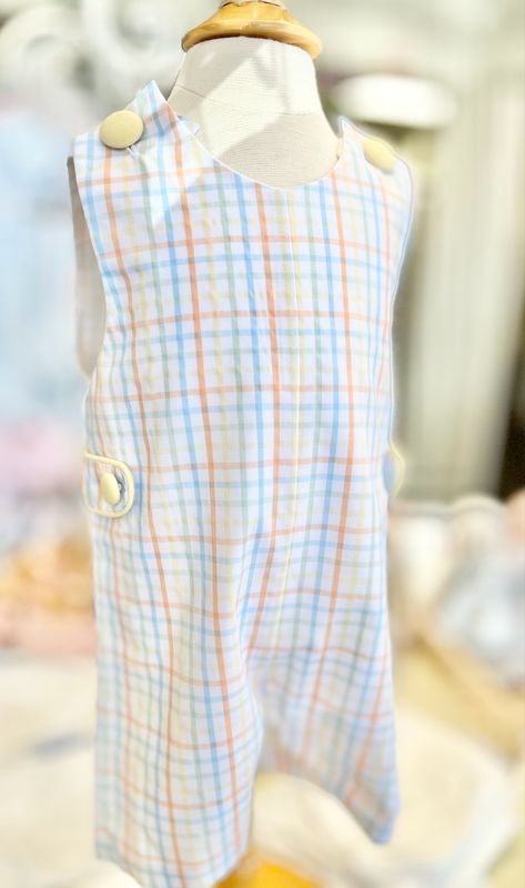 Sonny Plaid Button Jon Jon