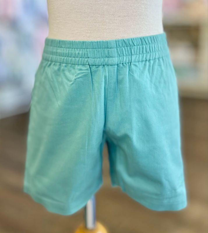 Seafoam Elastic Shorts