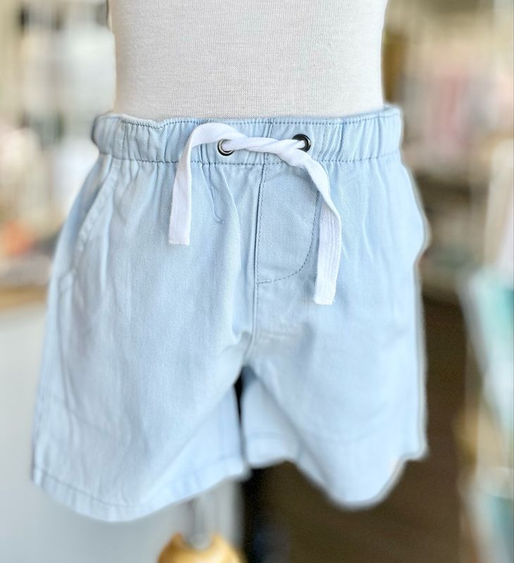 Hugo Sky Blue Tie Shorts