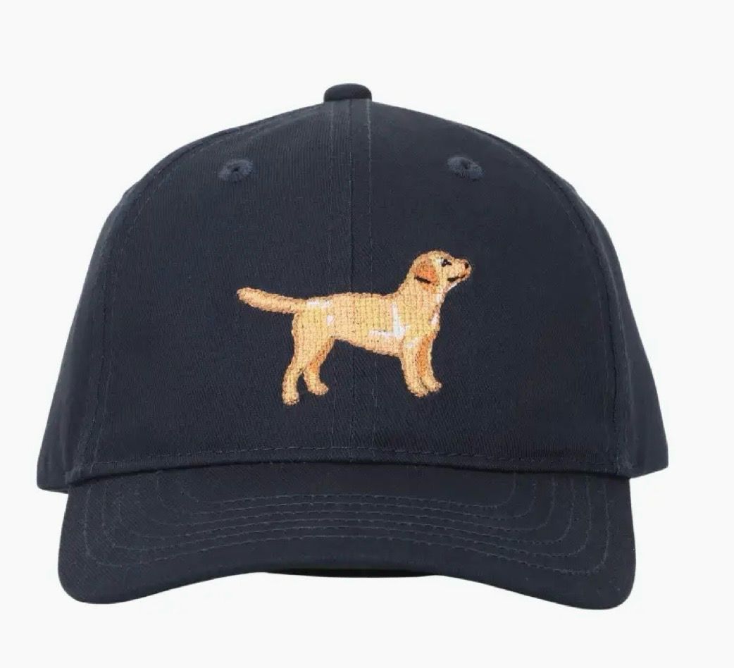 Navy Lab Cognac Strap Hat