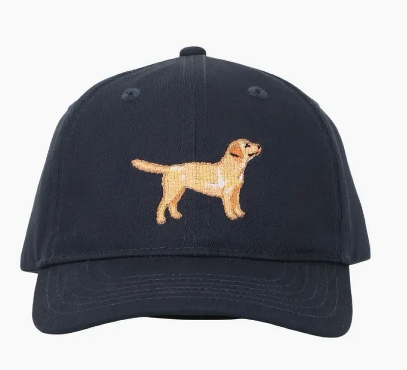 Navy Lab Cognac Strap Hat