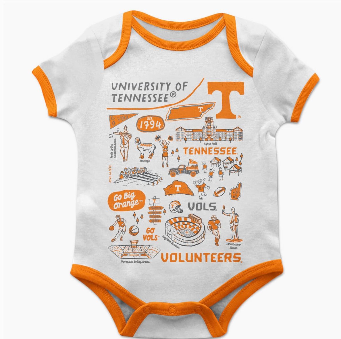 409 Tennessee Vols Bodysuit