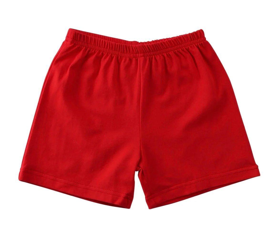 445 Red Knit Short