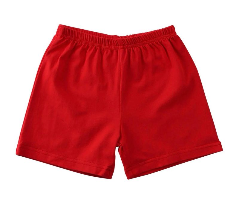 445 Red Knit Short