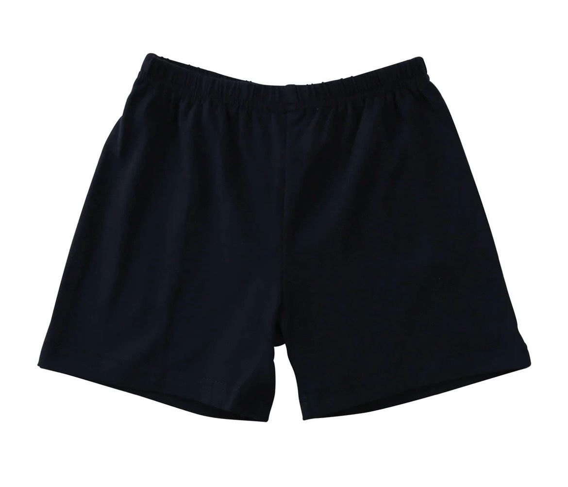 446 Navy Knit Shorts