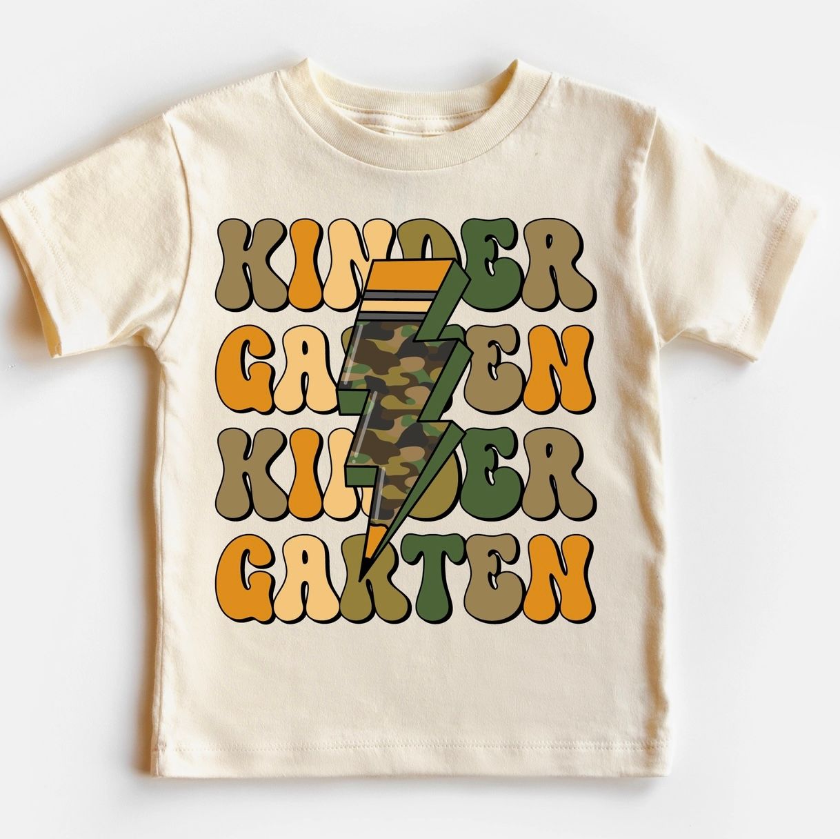 447 Camo Kindergarten Tee