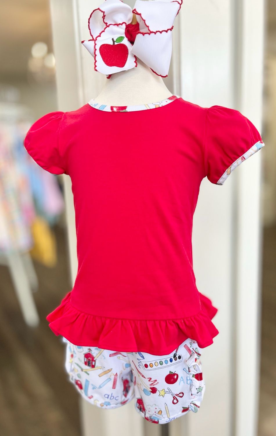 450 School Days Ruffle Short Set