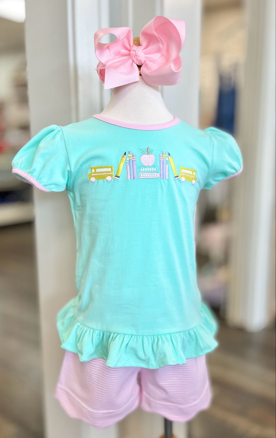 454 First Day Ruffle Short Set