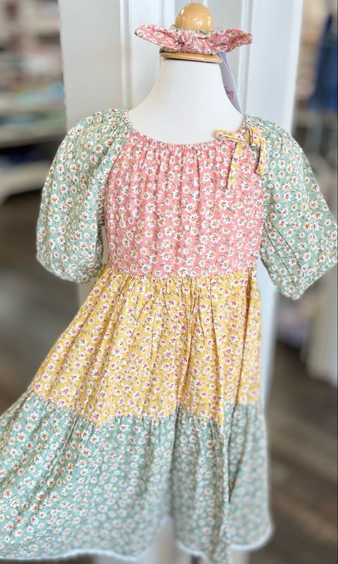 464 Rose Dress And Headband Set