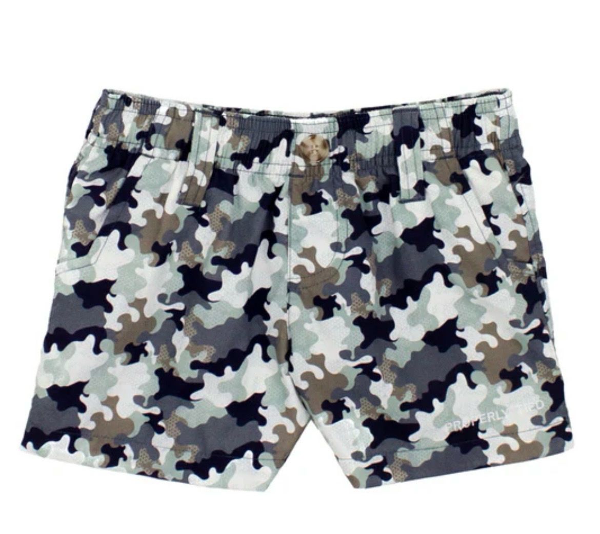 482 Properly Tied Backwater Camo Mallard Short