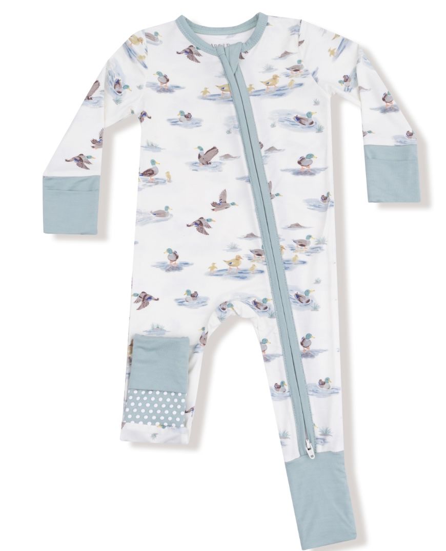 518 Migrating Mallards Zip Romper