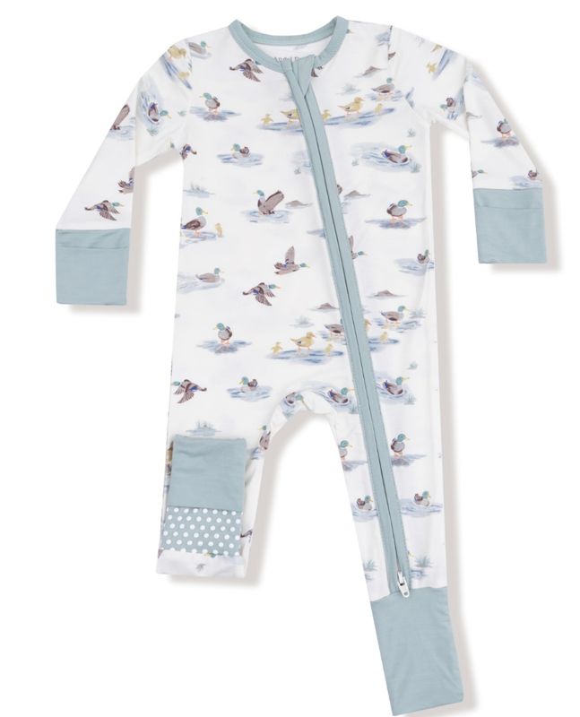 518 Migrating Mallards Zip Romper