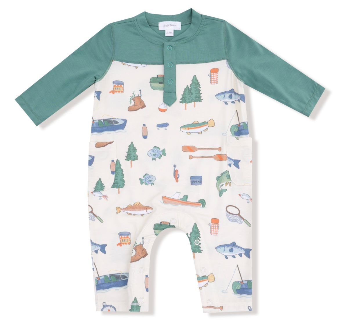 544 Fishing Things Romper