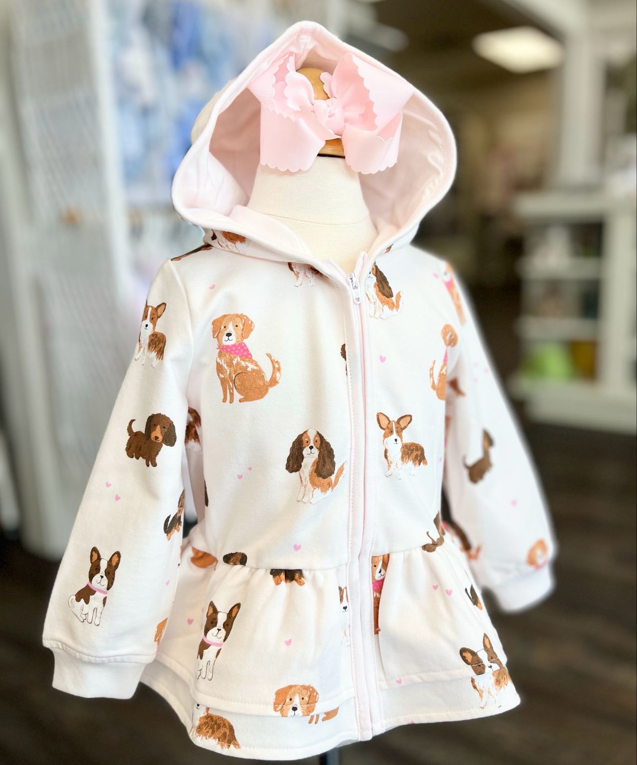 554 Pink Best Friends Ruffle Jacket