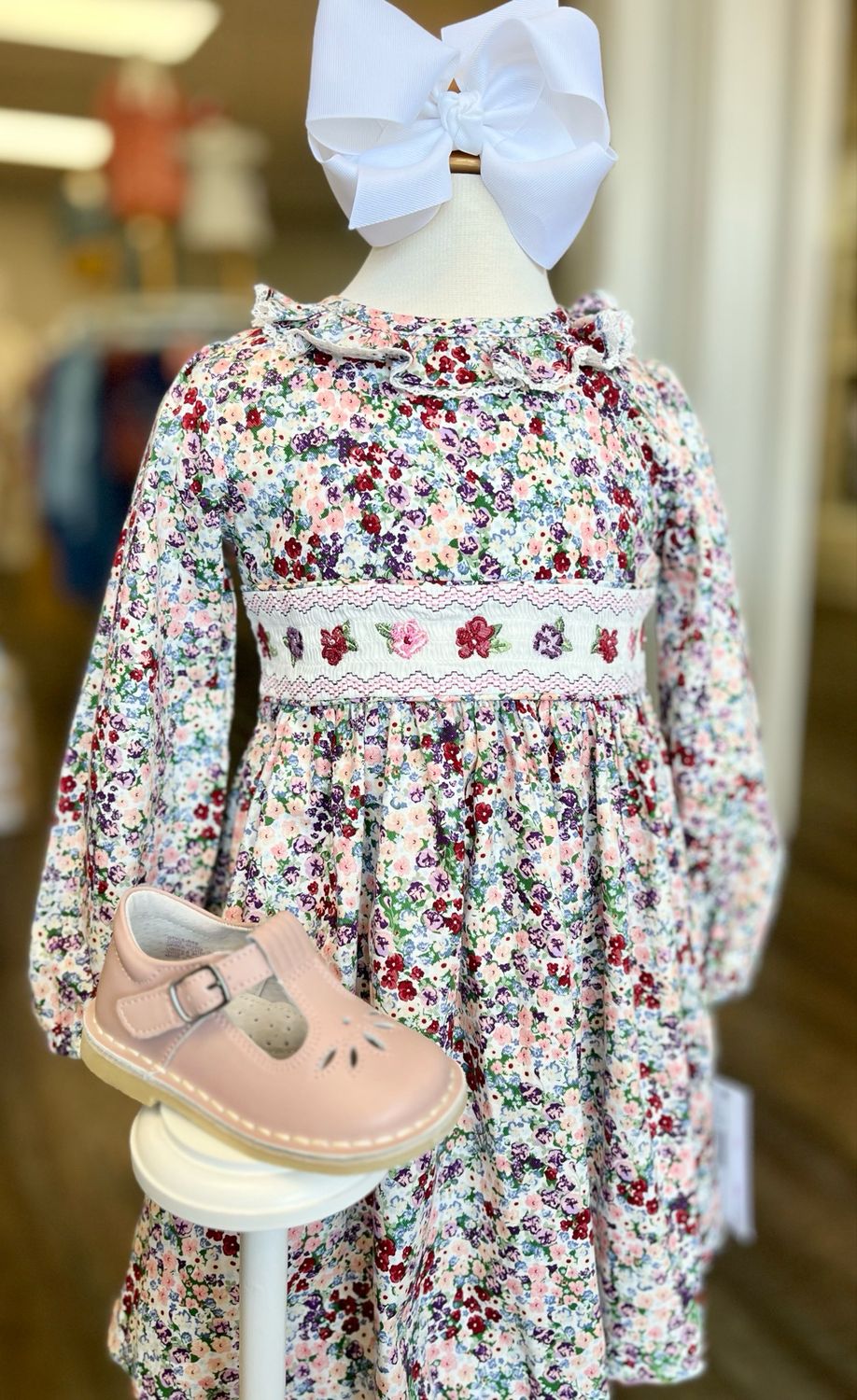 572 Maisie Smocked Dress
