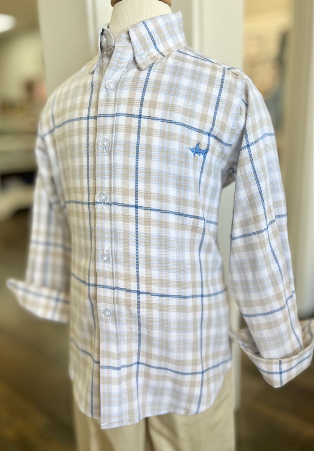 576 Leo Flannel Button Up