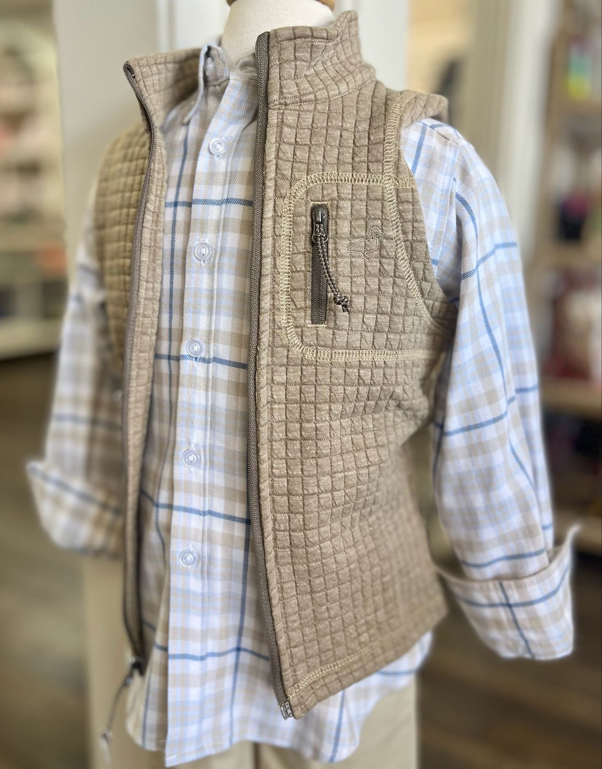 580 Properly Tied Tan Delta Vest