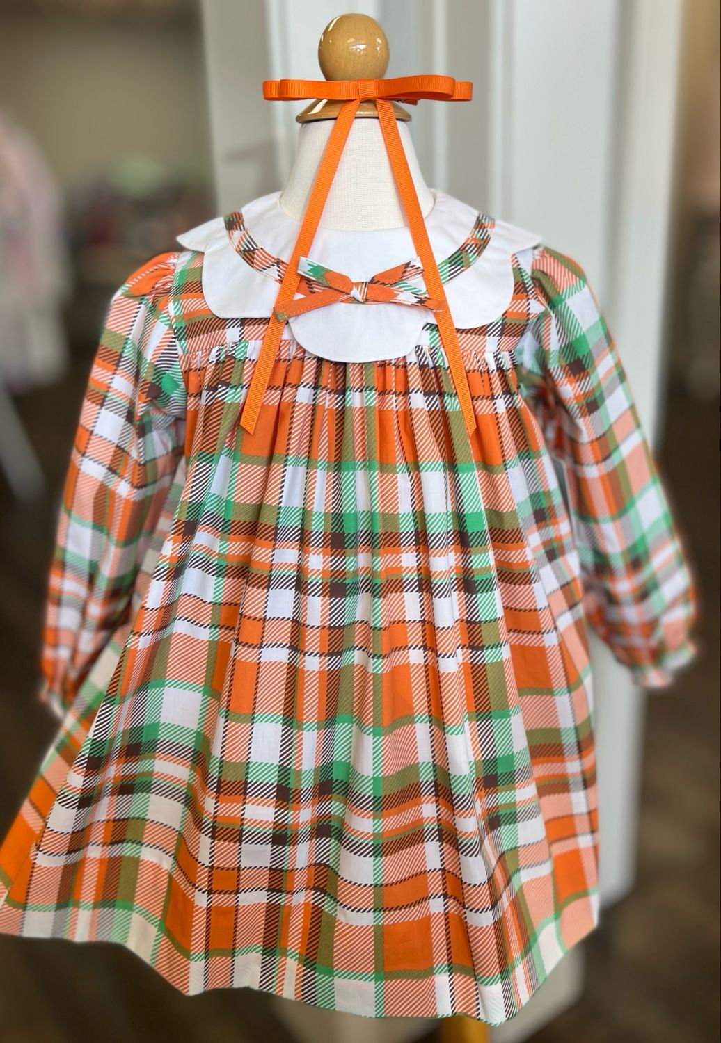 587 Hannah Beth Plaid Dress