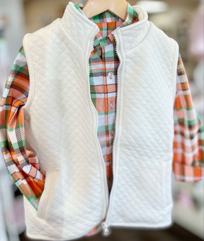 596 Jonas Cream Vest 596 Jonas Cream Vest