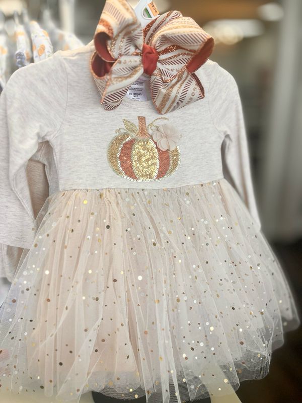 633 Sparkle Pumpkin Tutu Dress 633 Sparkle Pumpkin Tutu Dress