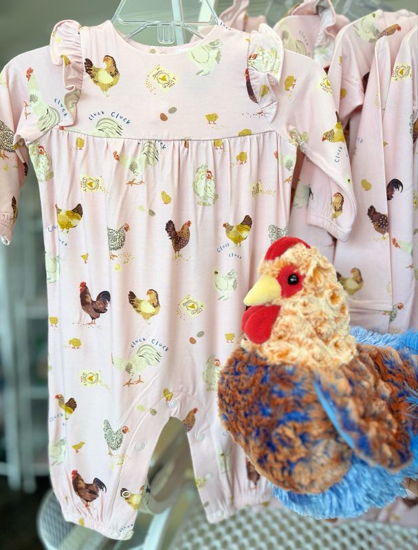 639 Collector Chickens Romper 639 Collector Chickens Romper