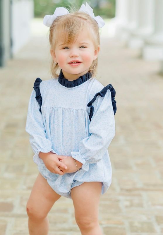 653 Blue Blooms Hallie Bubble 653 Blue Blooms Hallie Bubble