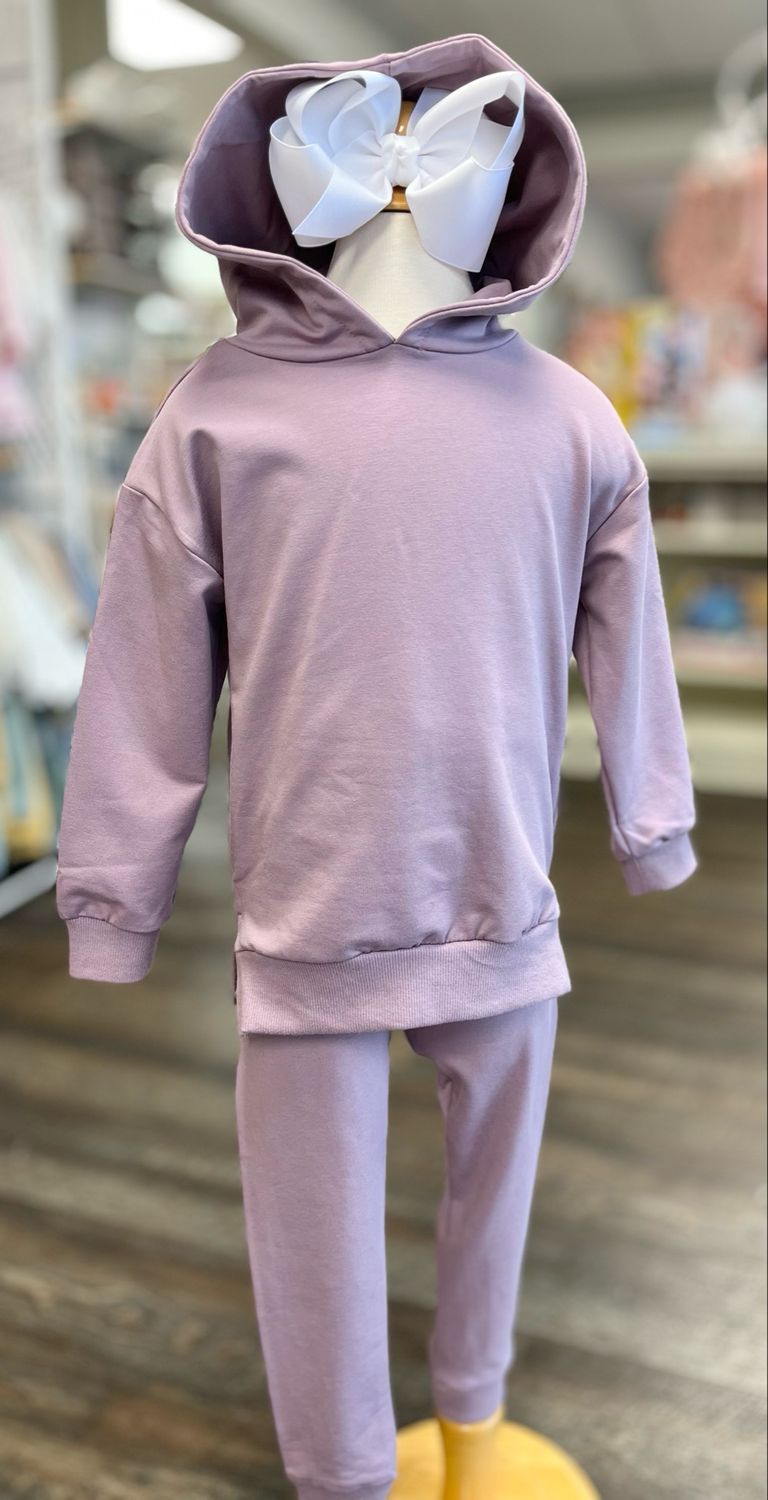 675 Macy Purple Hoodie Jogger Set