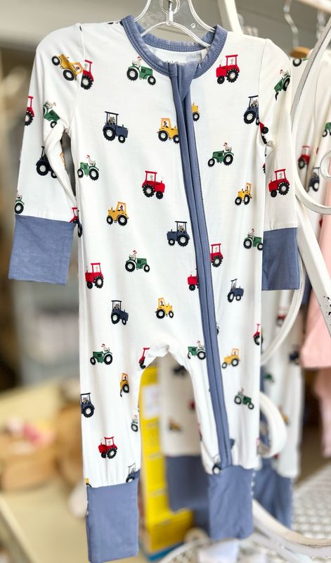 690 Tractor Zip Romper