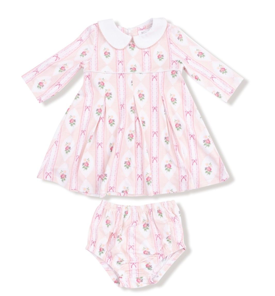 207 Ogee Floral Pleat Dress