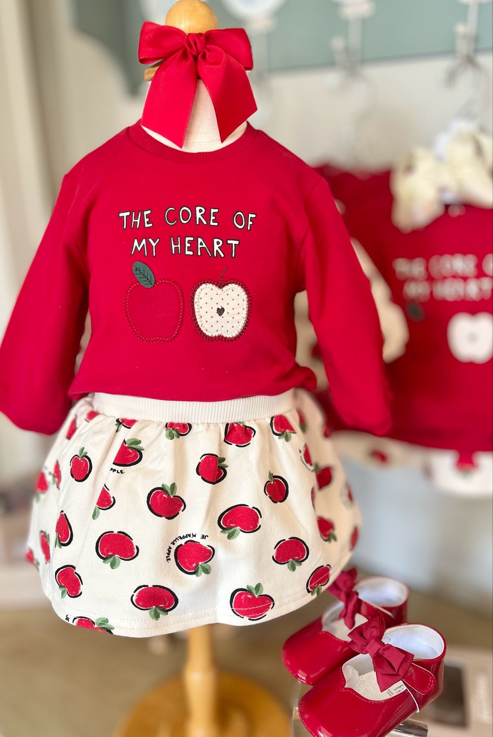 699 Core Of My Heart Skirt Set