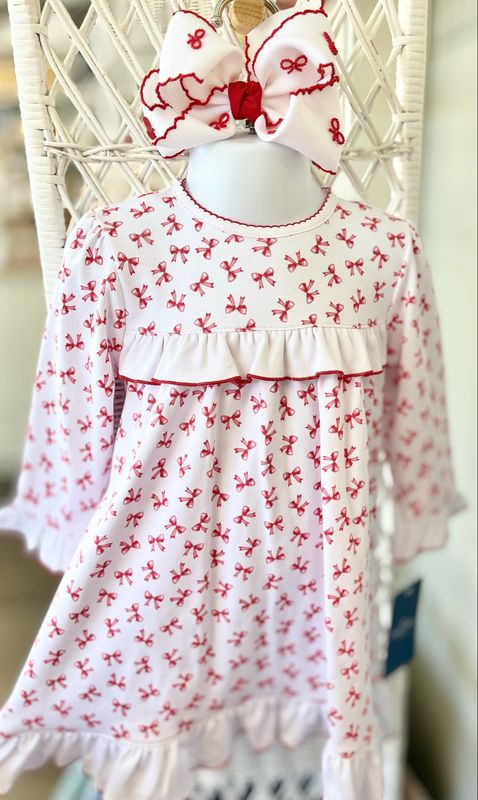 919 Scarlet Bows Ruffle Dress 919 Scarlet Bows Ruffle Dress