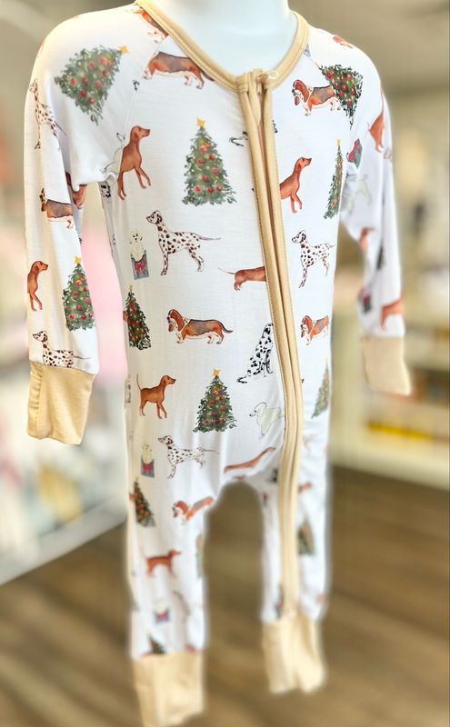 929 Santa Paws Zip Pajamas 929 Santa Paws Zip Pajamas