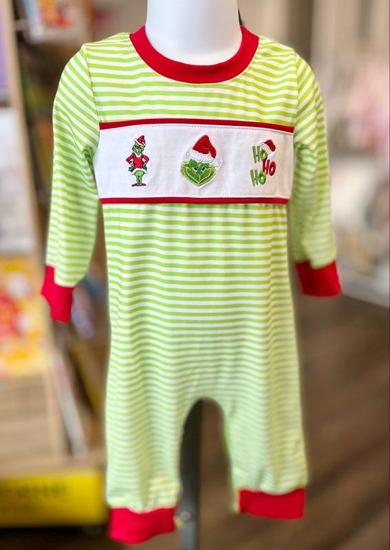 932 Grinch Romper 932 Grinch Romper