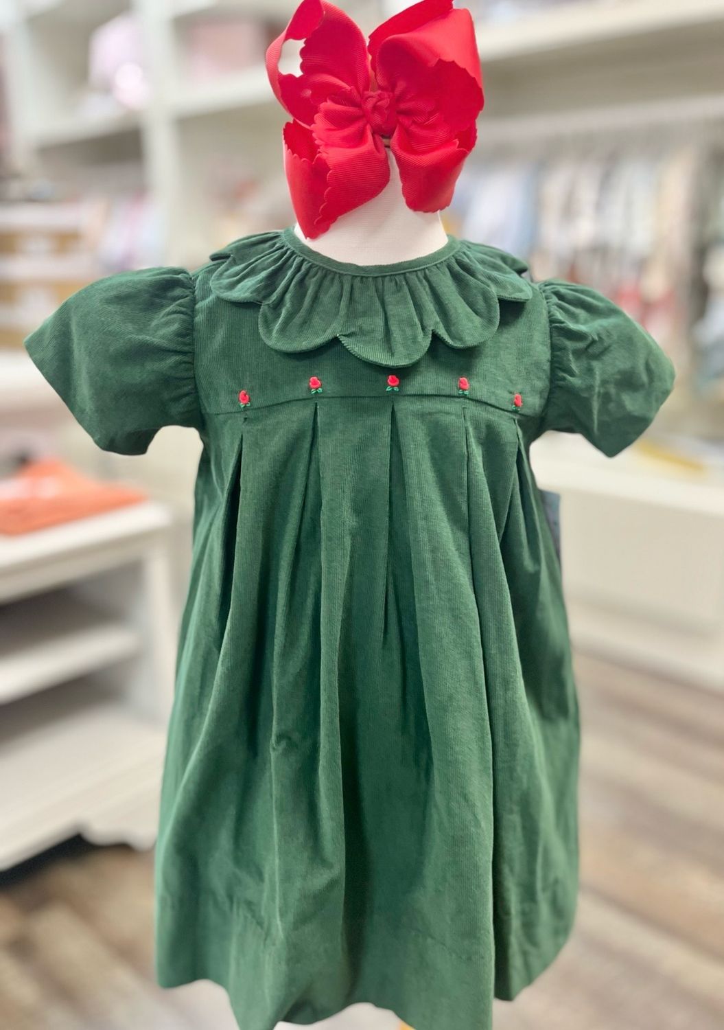 942 Mistletoe Corduroy Dress 942 Mistletoe Corduroy Dress