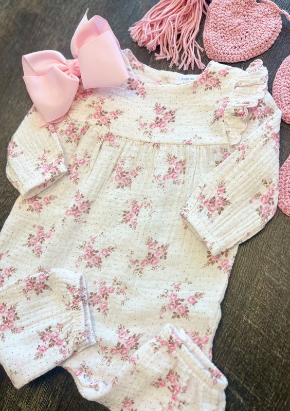 111 Belle Rosette Romper 111 Belle Rosette Romper