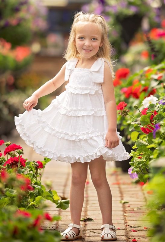 507 Birds Of A Feather Tiered Dress