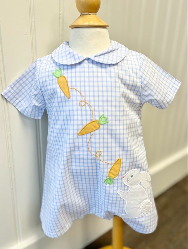 309 Hop Hop Check Romper