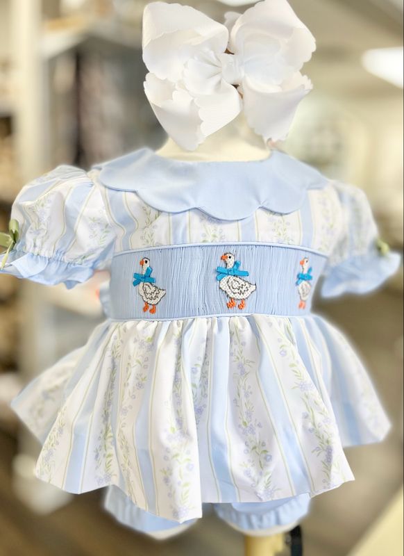258 Gracie Goose Bloomer Set