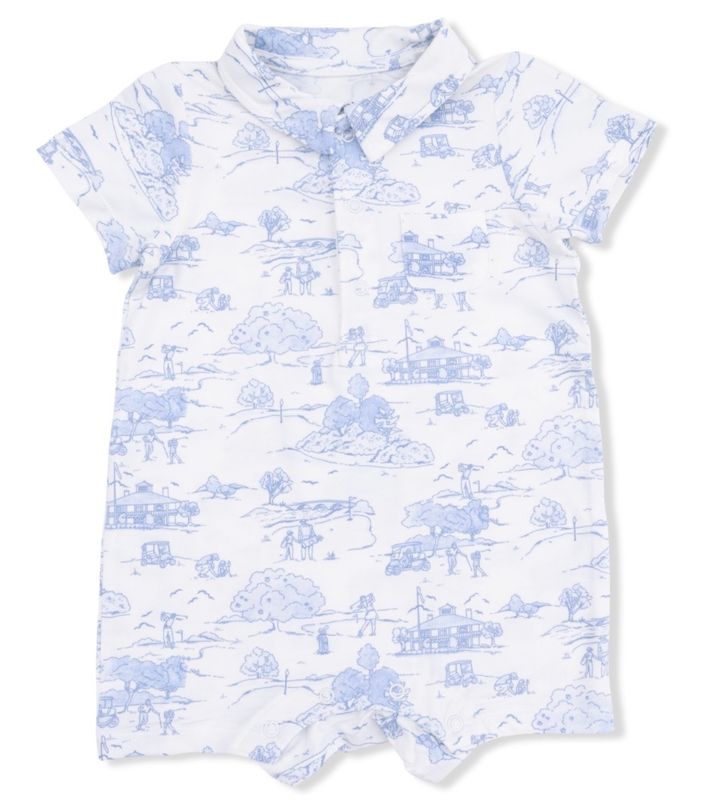 182 Golf Toile Polo Shortie