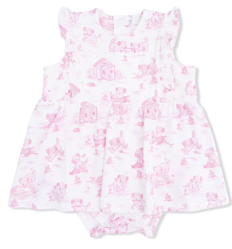 205 Puppy Toile Bodysuit Dress