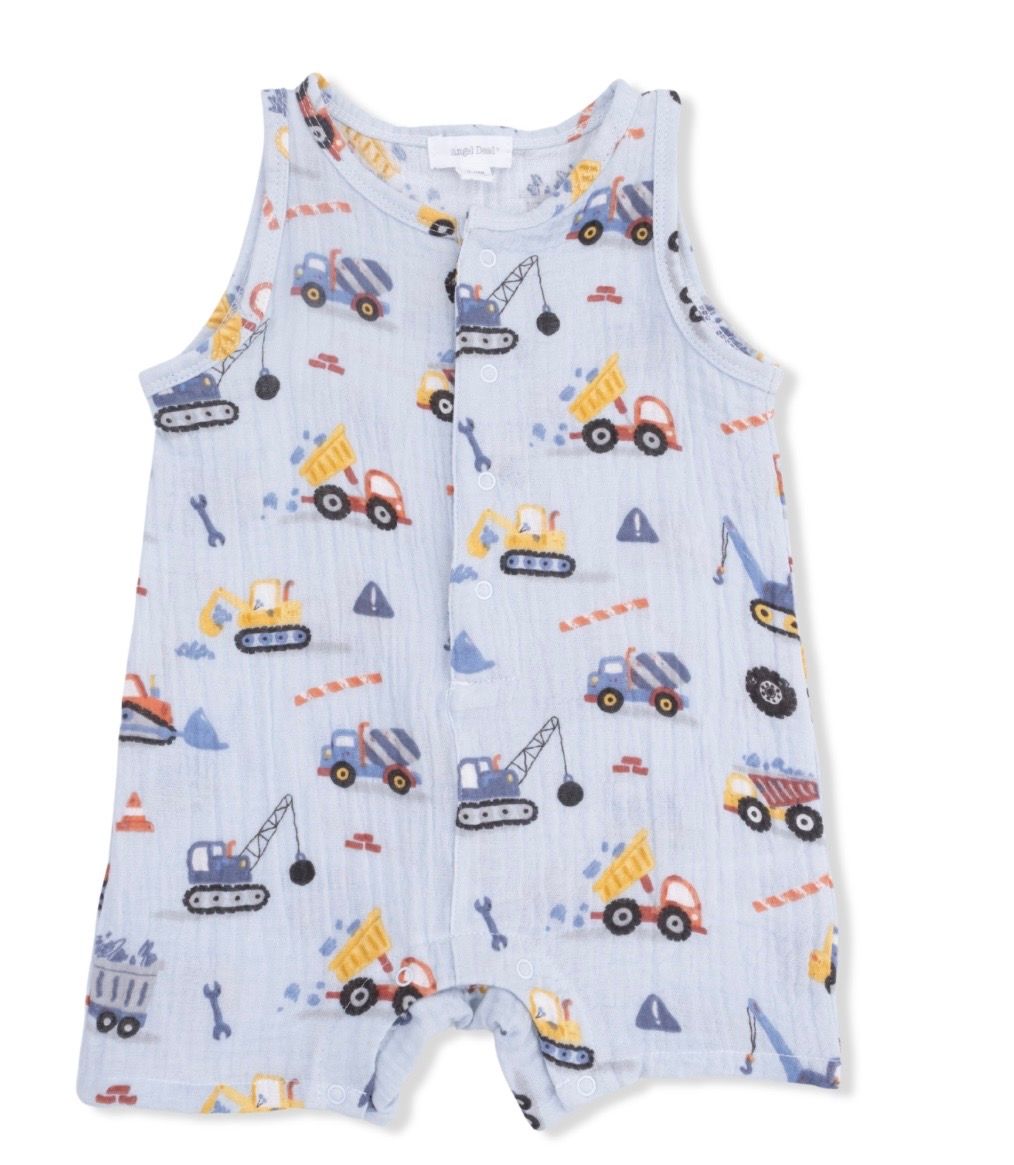 203 Crayon Construction Romper