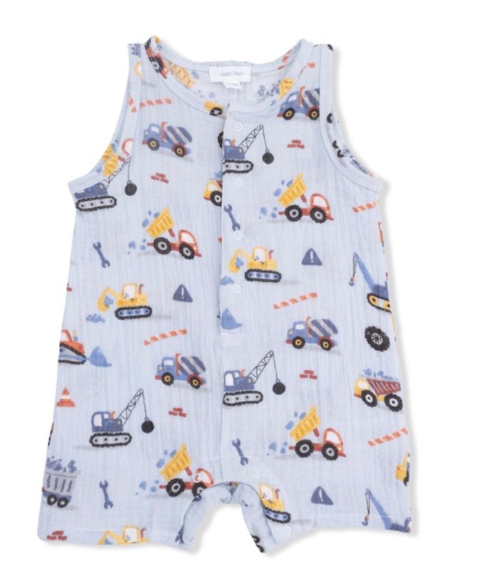 203 Crayon Construction Romper