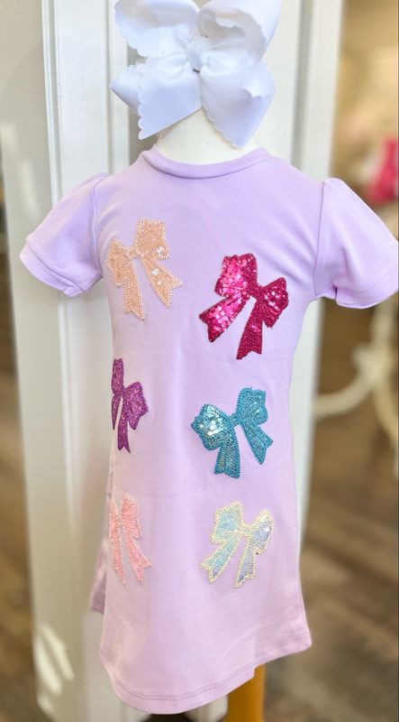 214 Sparkly Bows Dress